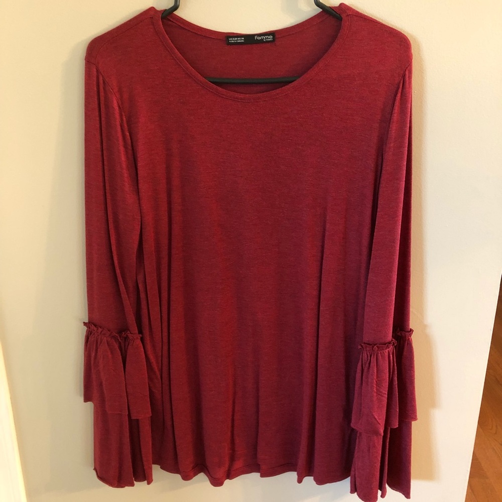 Maroon shirt